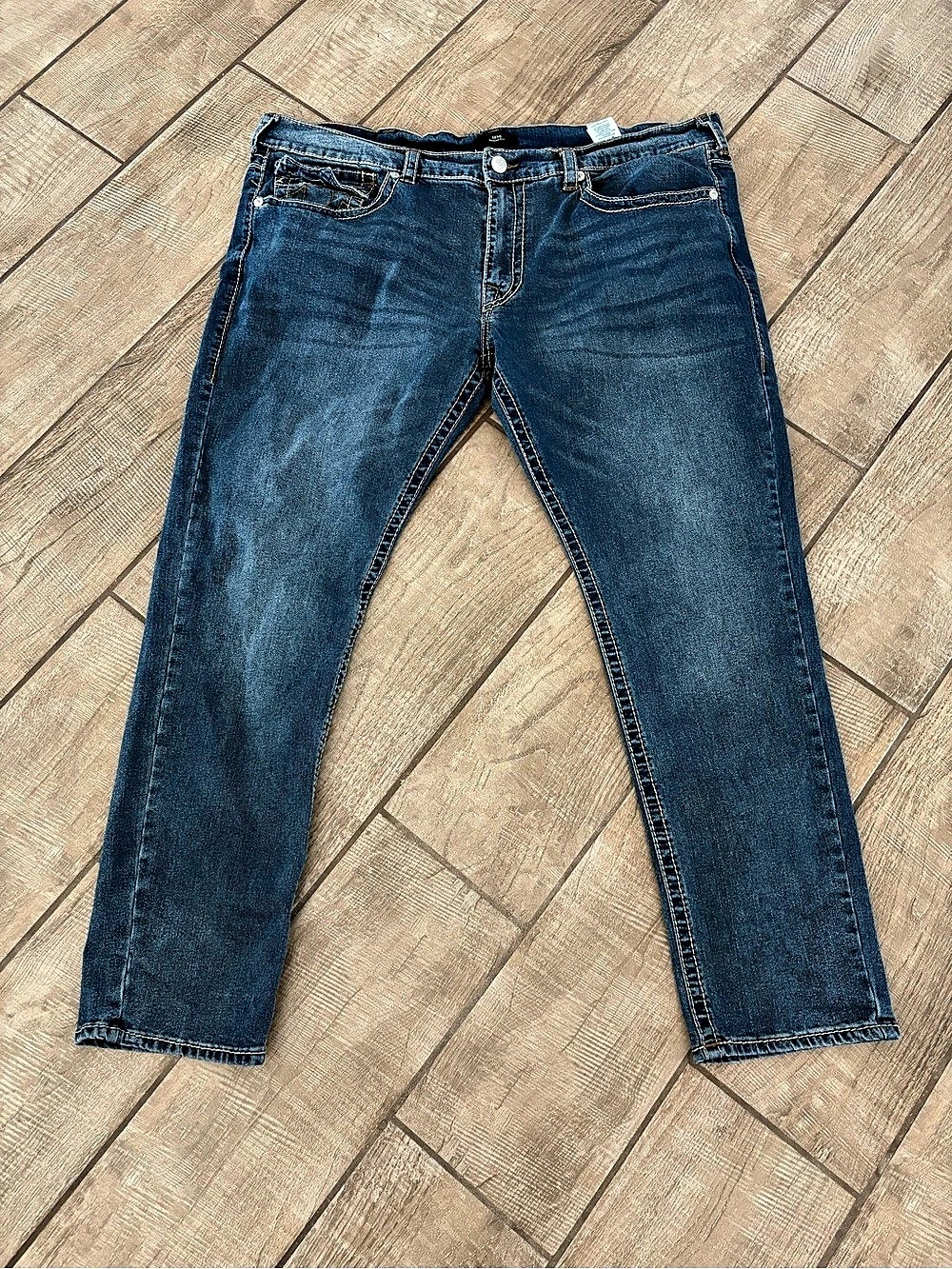 True Religion Men’s Geno Relaxed Slim Denim Jeans Waist 44